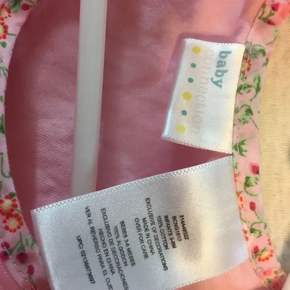 Baby Connection Infant Girls 2 pc Jumper and Bodysuit 3-6 mo NWOT